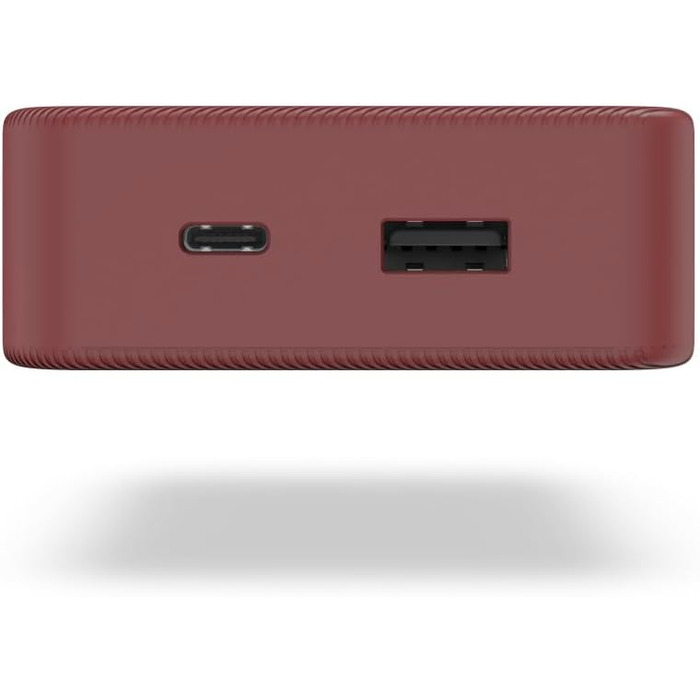 Дисплей, портативний зарядний пристрій, червоний, 20 20000mAh, USB-C/A, LED-