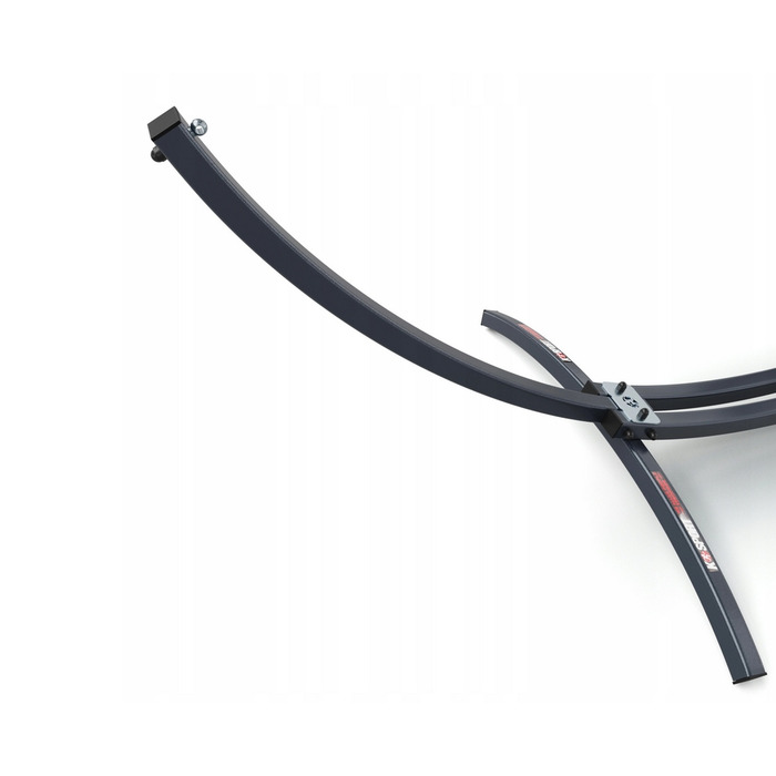 Гамак на стійці ZIDER, багатоколірний, навантаження до 300 кг, 364 x 160 см