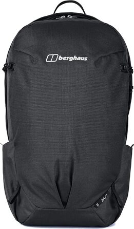 Рюкзак Berghaus Unisex 24/7 25 літрів, зручна посадка, міцна конструкція, рюкзак для чоловіків і жінок One size Black