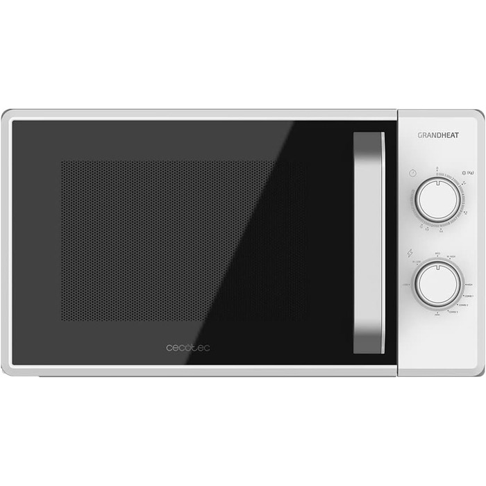 Мікрохвильова піч ProClean 3010, 20 літрів, покриття Ready2Clean, 700 Вт, 6 режимів, таймер 30 хв, функція розморожування, білий колір (20L, гриль, GrandHeat)