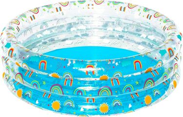 Дитячий надувний басейн Bestway Rainbow Splash, 150×53 см