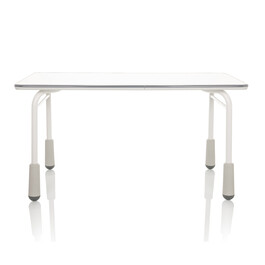 Дитячий стіл KID GRO T 120x60 см, регульована висота, світло-сірий колір, hjh OFFICE