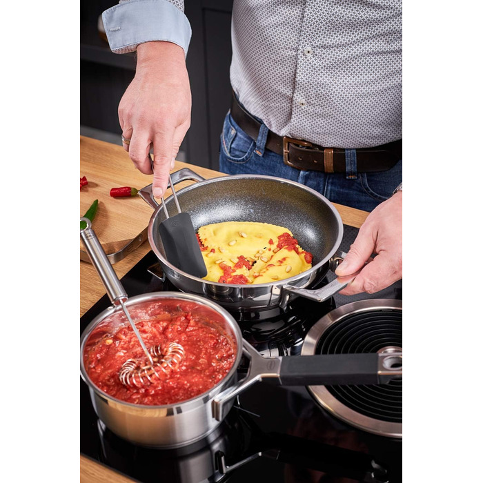 Термометр кухонний RÖSLE Gourmet з цифровим дисплеєм, °C/°F, -40°C до +200°C, нержавіюча сталь 18/10, 21.5 см