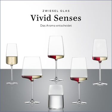 Універсальний келих для вина 0,66 л, набір з 2 штук, Vivid Senses Zwiesel Glas