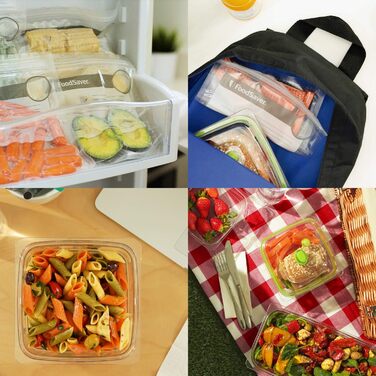 Вакууматор FoodSaver FFS017X з різачем, відсіком для рулонів, ручним вакууматором та функцією маринування, сріблястий