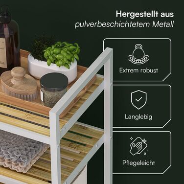 STEELSØN Rigil Кошик для білизни з 2 відділеннями та полицею з бамбука – 2 шт. по 45 л, чорний металевий сортер для білизни з висувними мішками