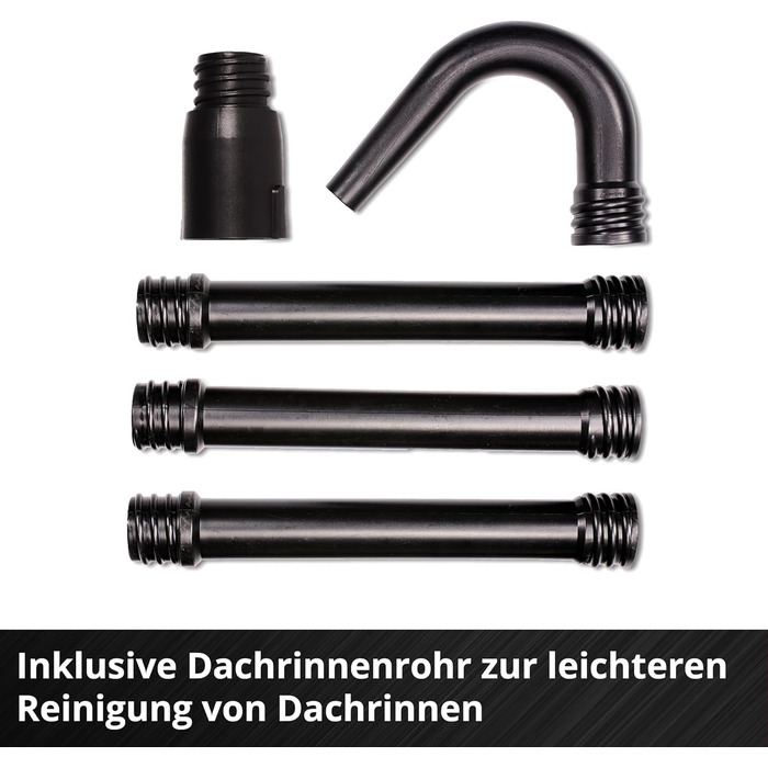 Einhell GP-LB 18/200 Li GK-Solo Акумуляторний повітродув (Power X-Change, 18В, аксіальний вентилятор, 670 м³/год, набір для очищення водостоків, без акумулятора та зарядного пристрою)