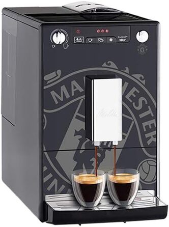 Повністю автоматична кавомашина Melitta Solo MANU Edition E 950-101 (відмінне задоволення від кави завдяки функції попереднього заварювання та знімній групі заварювання) чорний, чорний (Pure Black)