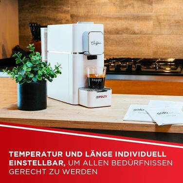 POLTI Coffea S15W: Еспресо-машина з підтримкою E.S.E. Pads, 19 Bar, біла