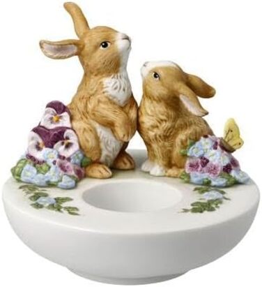 Підсвічник Goebel Spring Awakening Easter Annual Edition, виготовлений з порцеляни, розміри 12 x 12 x 12 см, 66-845-70-1