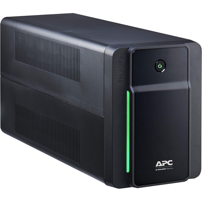 ДБЖ APC by Schneider Electric Easy UPS - BVX700LI-GR - джерело безперебійного живлення 700 ВА з виходами Schuko, запобіжник акумулятора та захист від перенапруг, резервний акумулятор зі стабілізатором, світлодіодні індикатори (1600 ВА / 900 Вт, виходи DIN