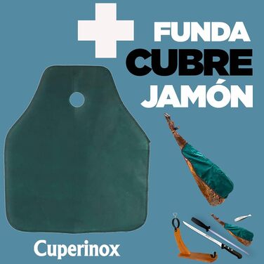 Набір для нарізки шинки CUPERINOX: професійний набір з 5 предметів (шинкарський тримач, ніж, точилка, кришка)