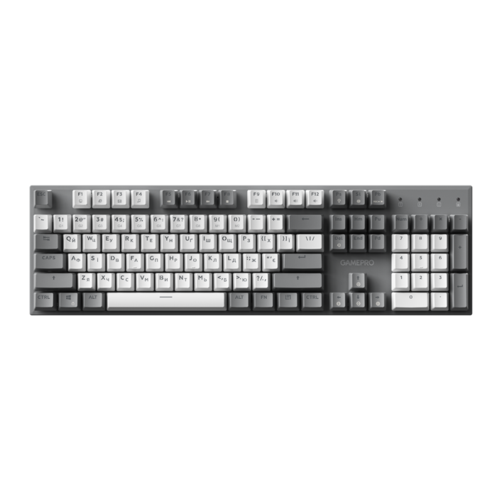 Дротова механічна клавіатура GamePro Genesis Metallic (MK144G) 100% Red switches