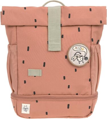 Рюкзак для дитячого садка Рюкзак Rolltop з нагрудним ременем водовідштовхувальний, 11 літрів/Міні рюкзак на колесах (карамельний Happy Prints)