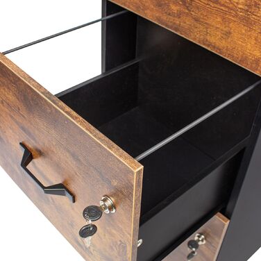 Шафа для документів Relaxdays з 3 відділеннями, з замком