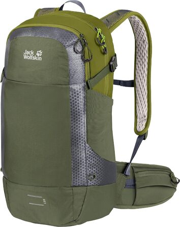 Туристичний рюкзак Jack Wolfskin Unisex Moab Jam Pro 24.5 (1 упаковка) (один розмір, Greenwood)