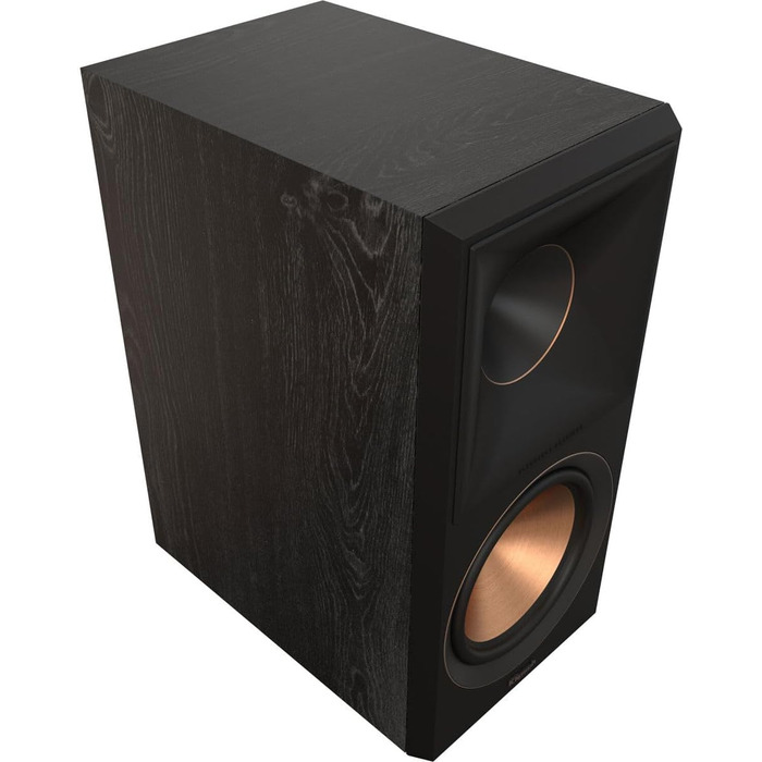 Поличний динамік Klipsch RP-600M II, гібридний рупор 90, керамічний низькочастотний динамік 16,5 см, чорний