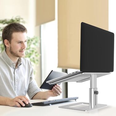 Підставка для ноутбука GOKEDA: ергономічна, регульована, з алюмінію, 11-17 дюймів