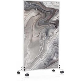 Інфрачервовий обігрівач Könighaus Standgerät 600 Вт - Економний, з термостатом та підставкою - мобільний, з акриловим малюнком