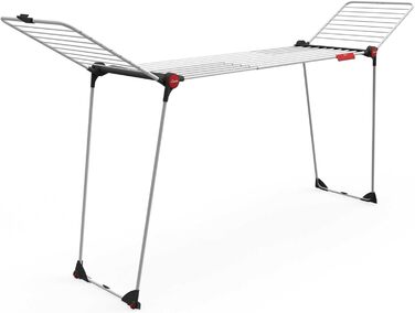 Сушарка для білизни Vileda Aluminium Infinity Flex XXL, телескопічні стійки, біла, готова до використання