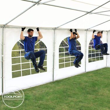 Намет Festzelt Partyzelt 6x10 м: вогнестійкий, преміум-якість, водонепроникний, з каркасом