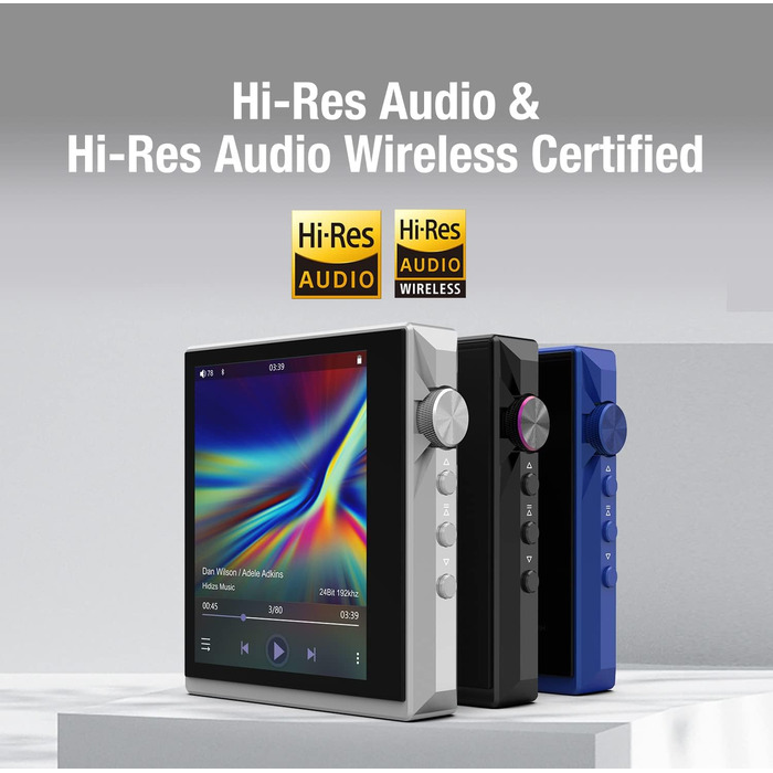 Портативний Hi-Res музичний плеєр AP80 PRO-X з Bluetooth, MQA, двома ESS9219C DAC, підтримкою MQA 8X, LDAC, apt-X, AAC, USB DAC, DSD256, HiBy Link, симетричний вихід