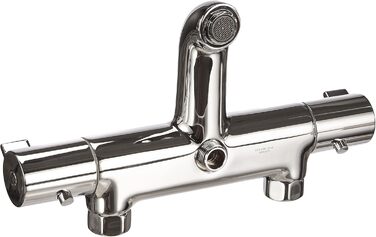 Змішувач для ванни Hansgrohe Ecostat Aufputz - термостат, безпечний (SafetyStop 40°C), круглий, хром, для 2 споживачів