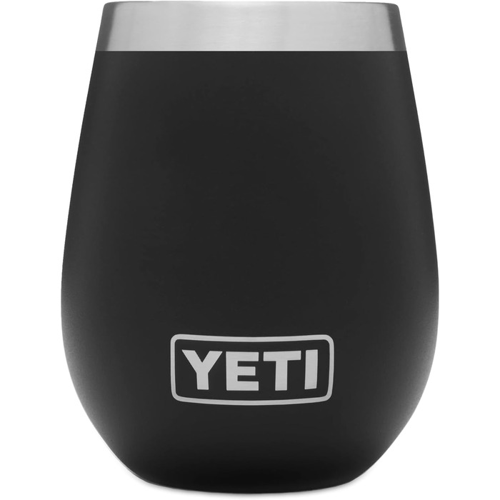 Термокружка YETI Rambler, нержавіюча сталь, з кришкою MagSlider, чорна, 10 oz (296 мл)