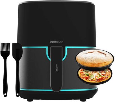 Фритюрниця без олії Cecotec Cecofry 6000 Full, 6 л, 1700 Вт, PerfectCook, 12 режимів, чорний колір