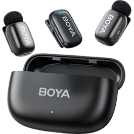 Бездротовий петличний мікрофон BOYA mini-18 TRS for camera Black