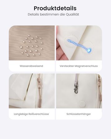 LOVEVOOK Рюкзак для ноутбука 17.3 дюйма, водонепроникний, для жінок та чоловіків, великий шкільний рюкзак, для підлітків, для роботи, навчання (15.6 дюйма, бежевий+хакі)