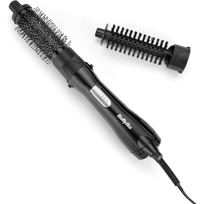 Щітка BaByliss Shape і гладка щітка Wamluft для короткого волосся AS82E, 2 насадки-щітки 30 мм і 20 мм, функція охолодження повітря, 800 Вт чорна, ука (1 упаковка)