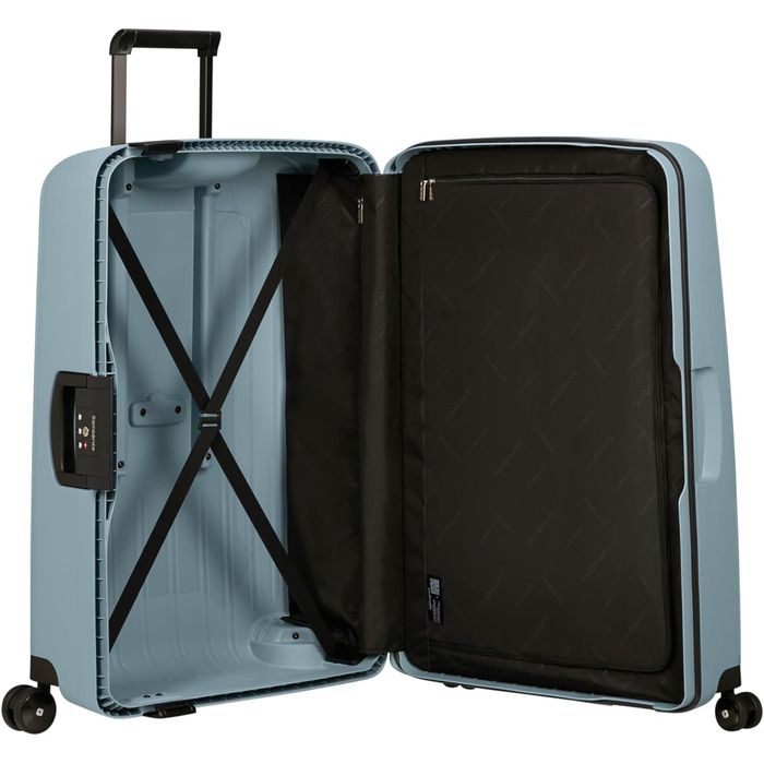 Футляр Samsonite S'cure, L (75 см - 102 л) (синій (крижано-блакитний))