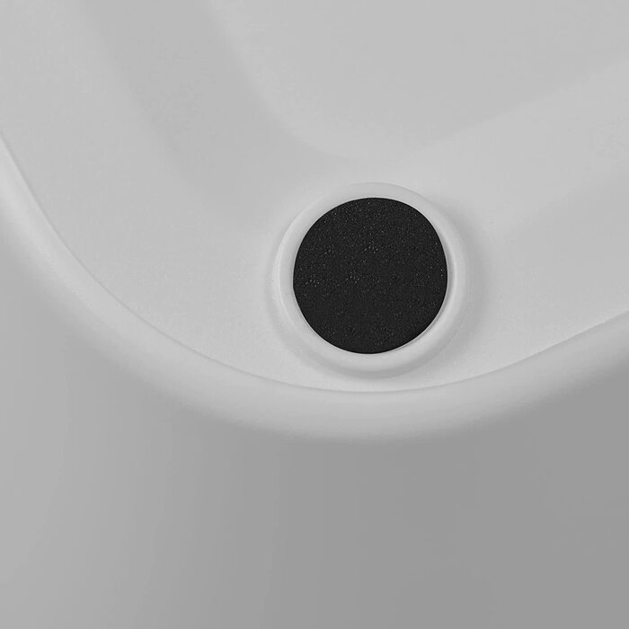 Автоматичне сенсорне косметичне відро AMARE, відро для сміття об'ємом 9 л, овальне білого кольору, 30,5 x 25 x 15,5 см (10,5 л квадратне, світло-сіре)