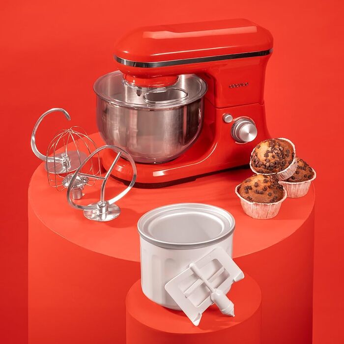 Міксер Cecotec Cecomixer Merengue 5L 1200W: 6 швидкостей, нержавіюча чаша 5л, 5 функцій + збирання морозива