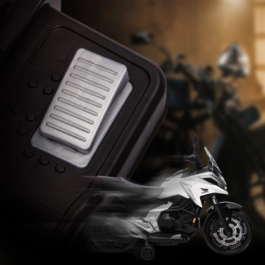 Електромотоцикл для дітей Honda, 3 км/год, музика та світло, для дітей 3-6 років, до 30 кг, білий