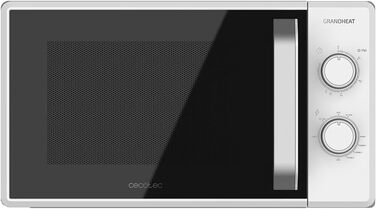 Мікрохвильова піч ProClean 3010, 20 літрів, покриття Ready2Clean, 700 Вт, 6 режимів, таймер 30 хв, функція розморожування, білий колір (20L, гриль, GrandHeat)