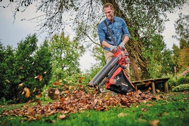 Електричний акумуляторний листозбірник Einhell VENTURRO 36/240 Power X-Change (36 В, Li-Ion, потужність всмоктування до 740 м³/год, мішок для збору листя 45 л, функція видування до 240 км/год) без акумулятора та зарядного пристрою