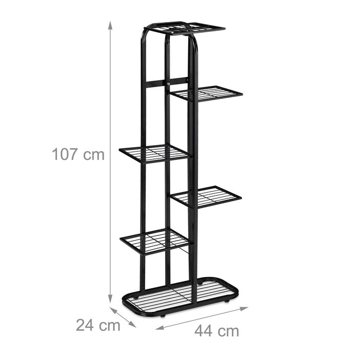 Сходинка для квітів Relaxdays з металу, 6 ярусів