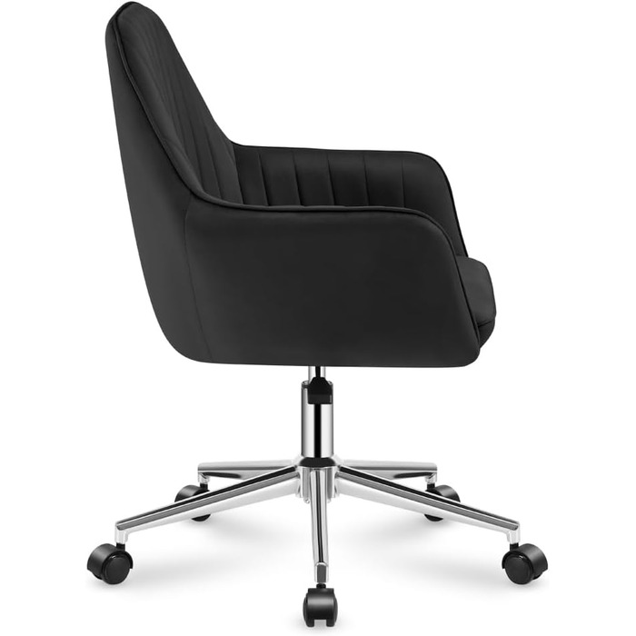 Крісло MARK ADLER Future 5.2 Black - офісне крісло з регулюванням висоти, чорне, для дому та офісу