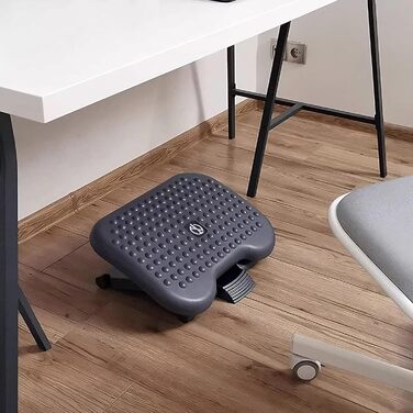 Підставка для ніг Retoo: ергономічна, з регулюванням висоти та масажем для офісу та дому
