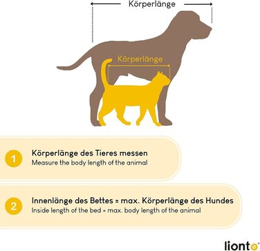 Лежак для собак lionto відкритий піднятий лежак для собак лежак для домашніх тварин, (М) 106x62 см сірий