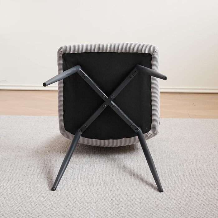 Комплект обідньої групи 5-ти частинний: круглий стіл 100 см та 4 стільці (голландський фліс). Підходить для кухні, вітальні, балкону, ресторану, офісу. Темне дерево + світле дерево/сірий (Cord).