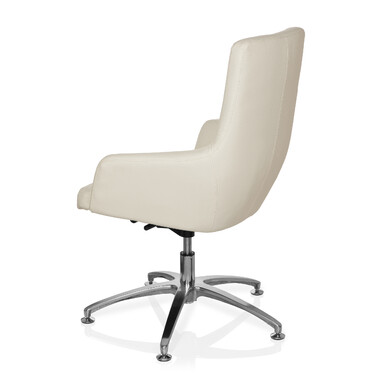 Крісло для відпочинку SHAKE 300, штучна шкіра, кремовий колір, hjh OFFICE