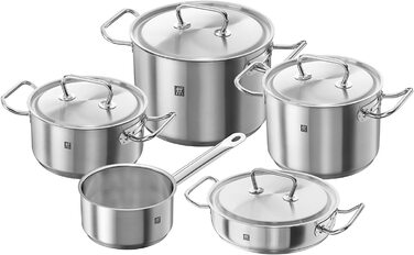 Набір кухонного посуду ZWILLING Twin Classic, 5 предметів, з нержавіючої сталі 18/10, сатиновий фініш