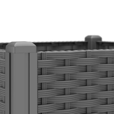 Горщик для рослин Relaxdays з імітацією ротангу