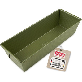 Форма для випікання Zenker Kastenform Green Vision, 30 см – преміум якість, нержавіюча сталь, антипригарне покриття, для кексів, Made in Germany