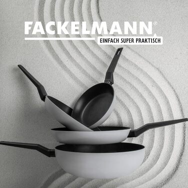 Набір сковорідок Fackelmann Balance з 2 частин, 90 переробленого алюмінію, ергономічна ручка, індукційні сковорідки 20 24 см