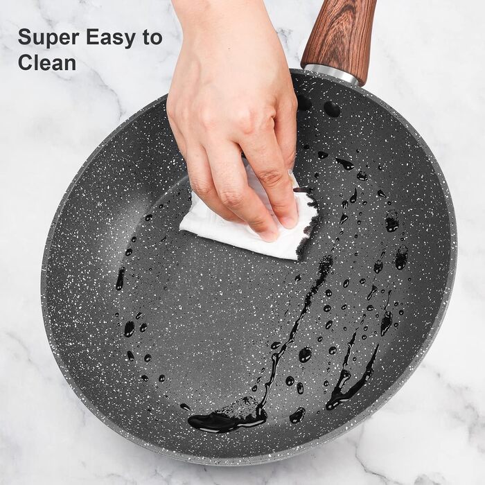 Набір посуду з антипригарним покриттям, 11 предметів, керамічне покриття (HC2022-11C)