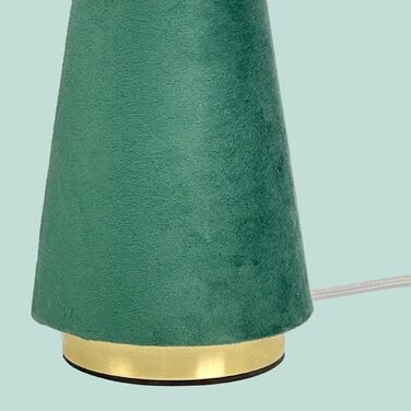 Лампа настільна Relaxdays з абажуром з оксамиту